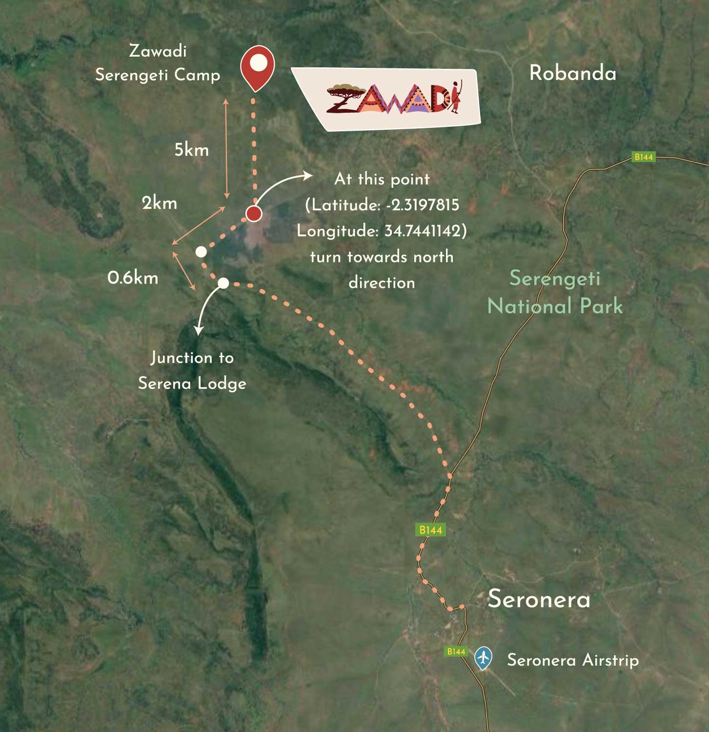 Zawadi Map Location